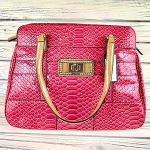 GUESS TALARA BERRY SATCHEL nwt